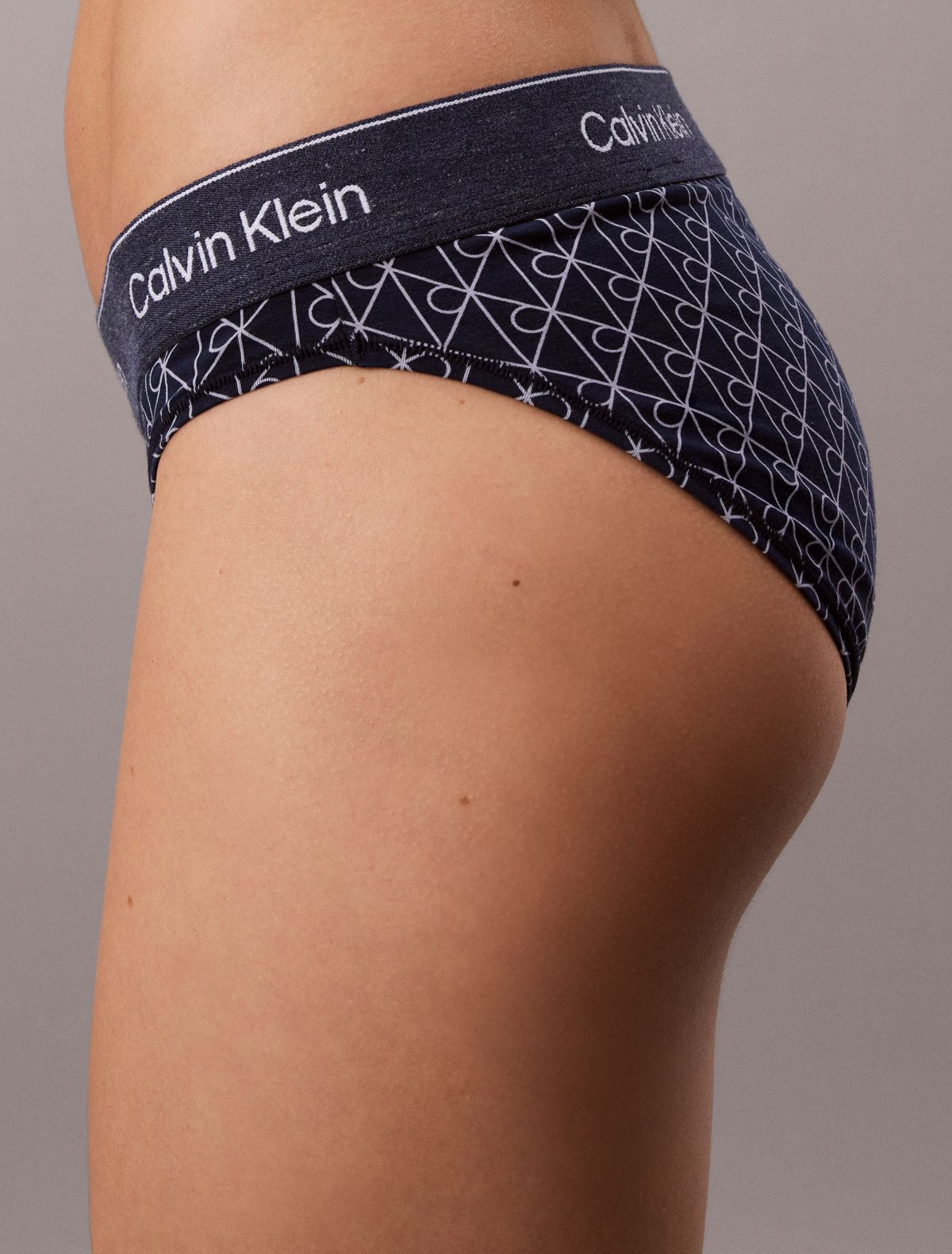 Icon Cotton Modal Bikini - Denim Emblem Pageant Blue