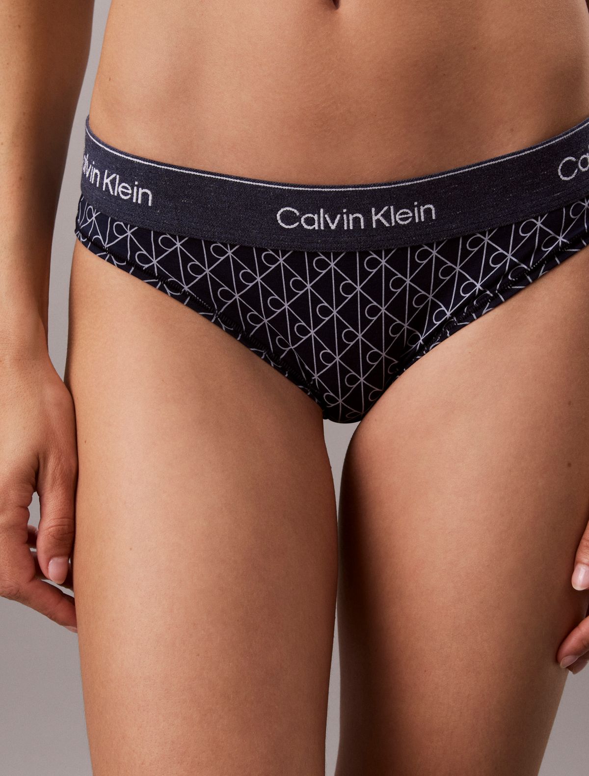 Icon Cotton Modal Bikini - Denim Emblem Pageant Blue