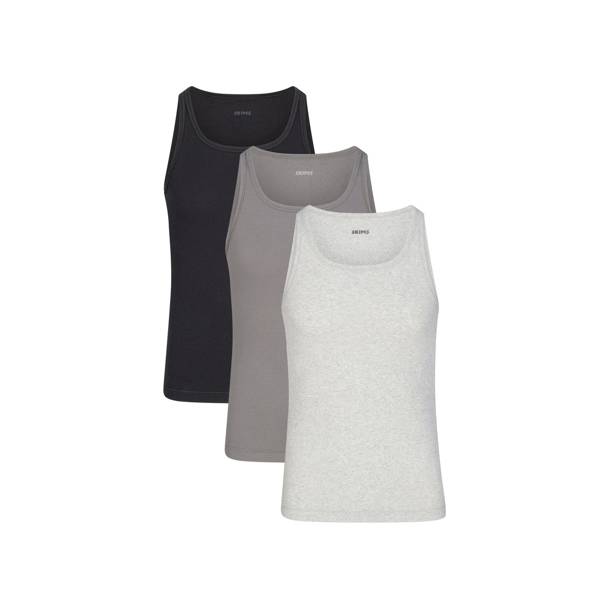Mens Rib Tank 3-Pack
