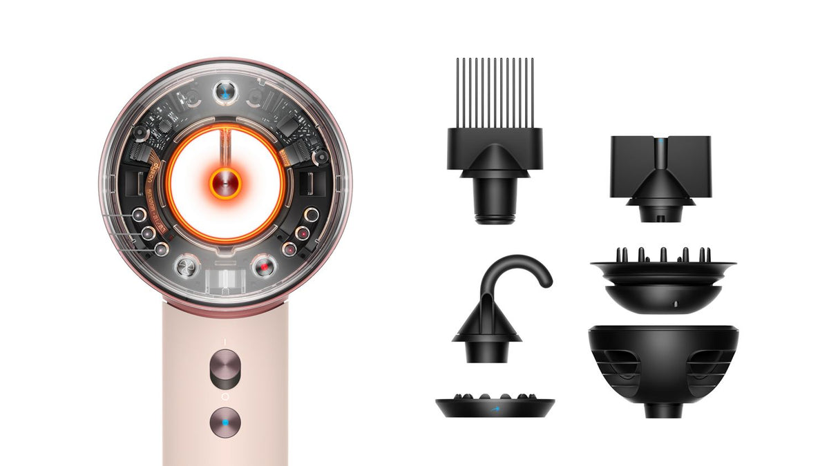 Sèche-cheveux Dyson Supersonic Nural™ – Cheveux bouclés à frisés – Rose céramique