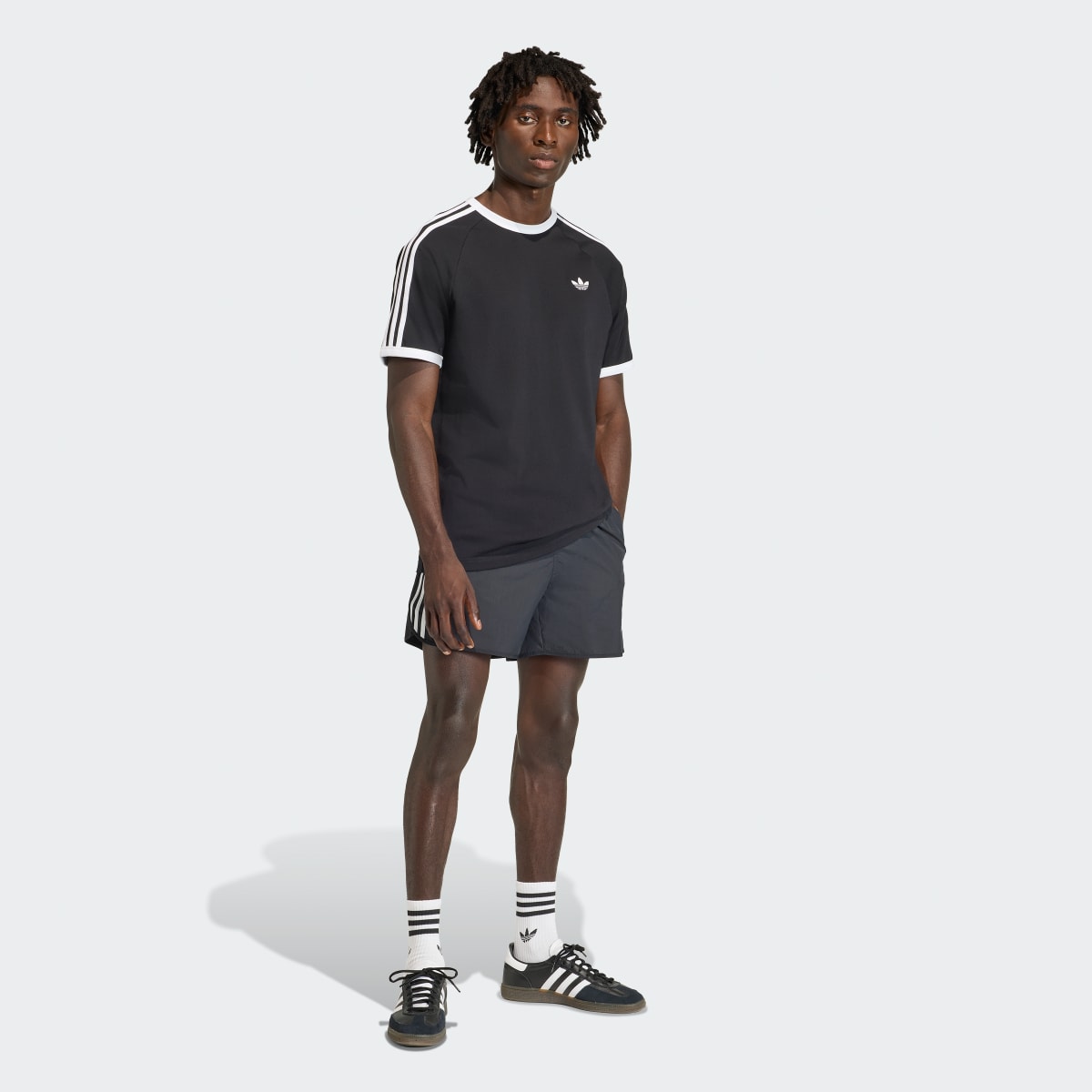 T-shirt 3 bandes – Homme – Black