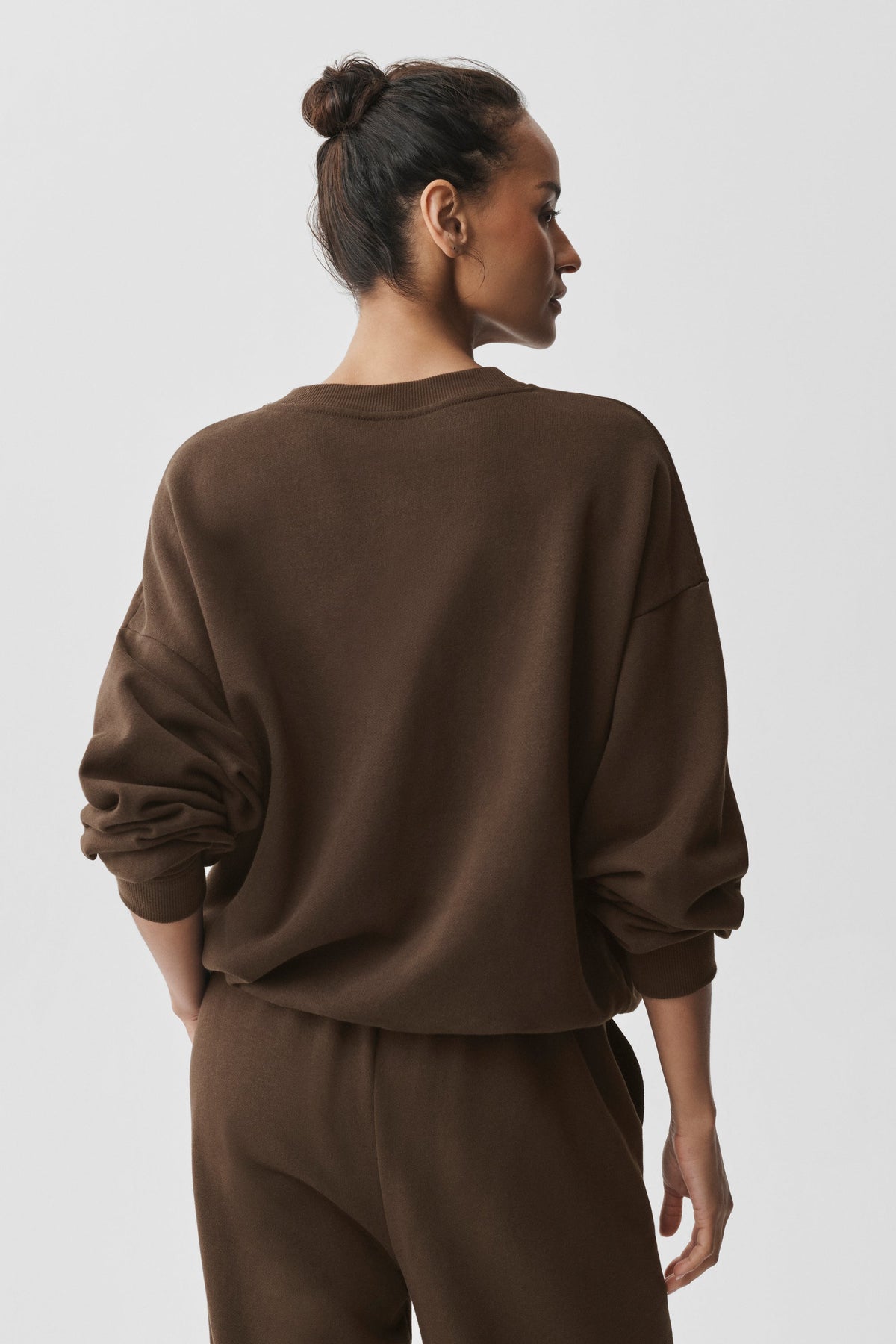 Jersey de cuello redondo Accolade - Espresso