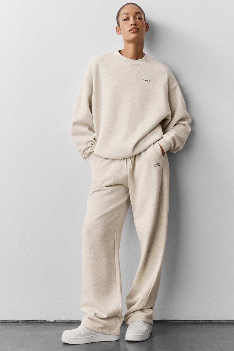 Pull Col Ras-Du-Cou Accolade - Oatmeal Heather