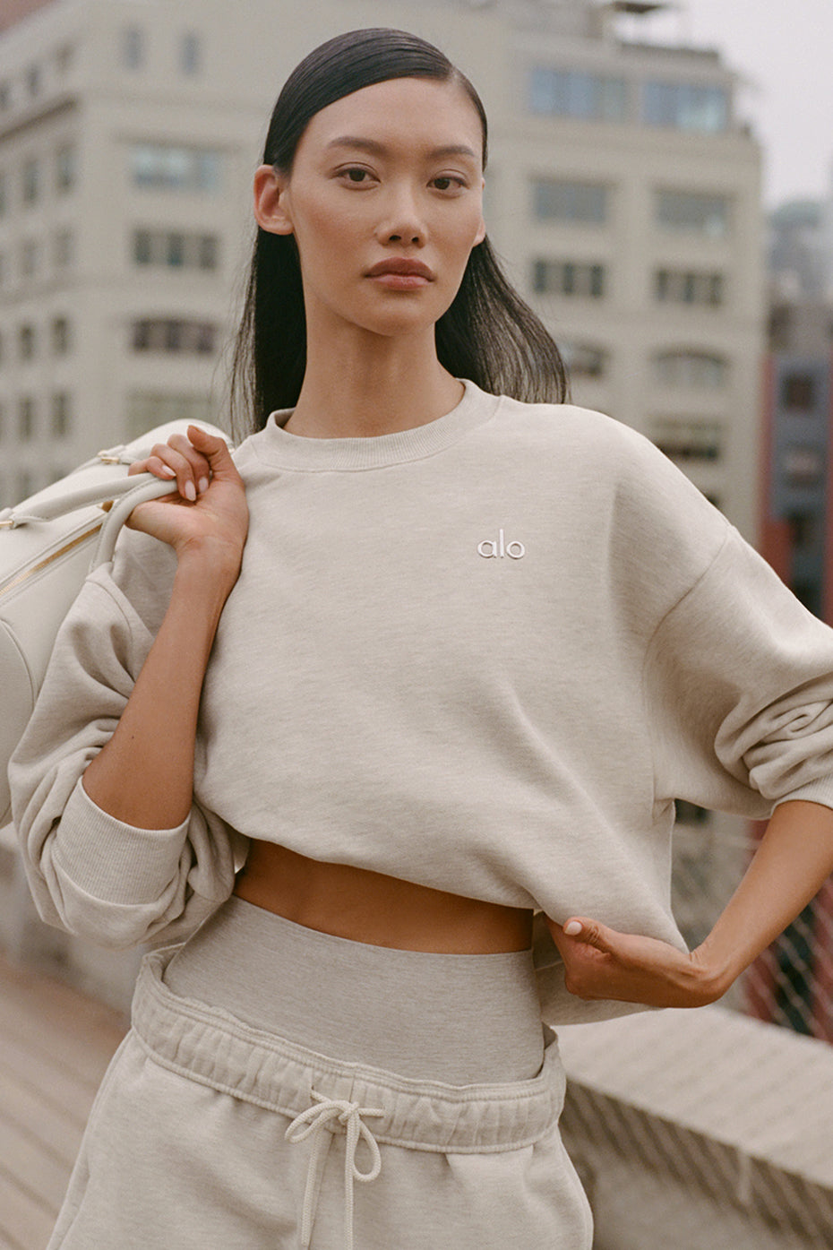 Pull Col Ras-Du-Cou Accolade - Oatmeal Heather