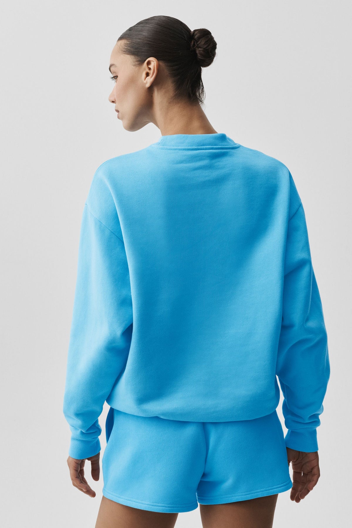 Pull Col Ras-Du-Cou Accolade - Azure Blue