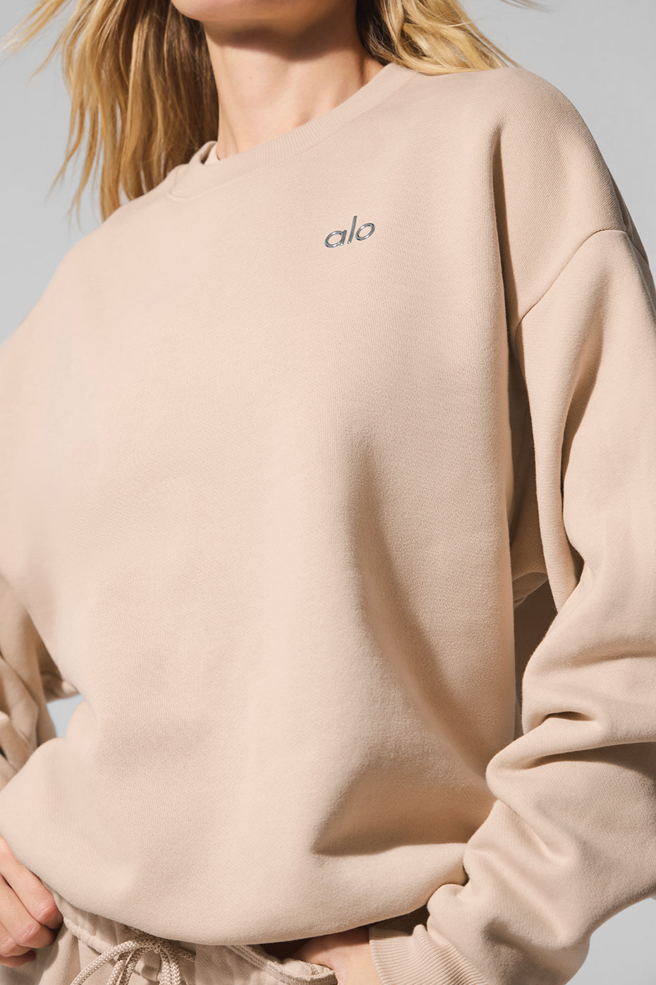 Pull Col Ras-Du-Cou Accolade - Macadamia
