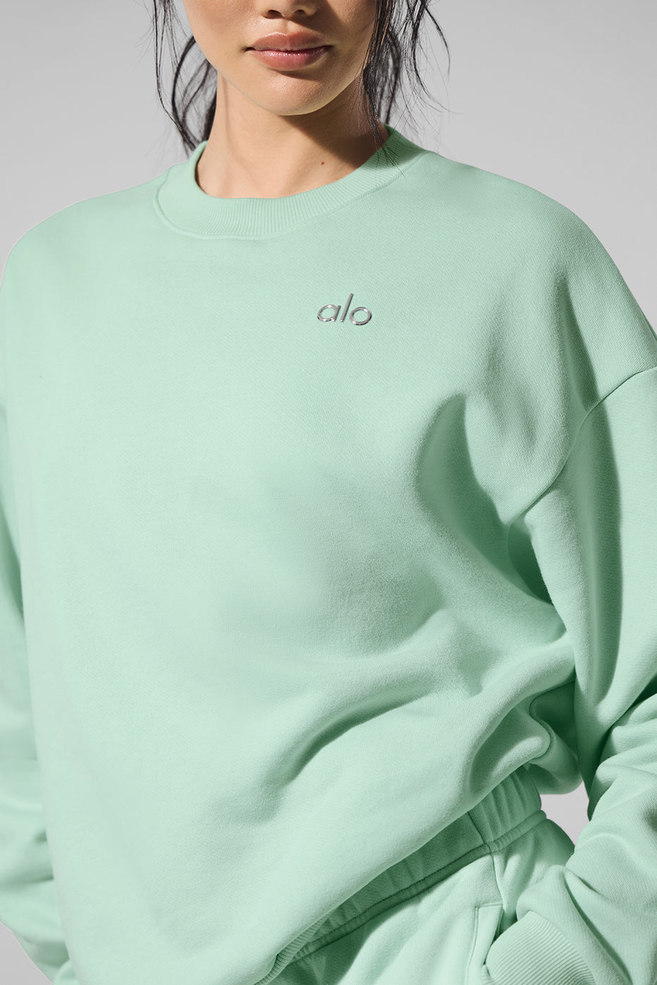 Pull Col Ras-Du-Cou Accolade - Spearmint