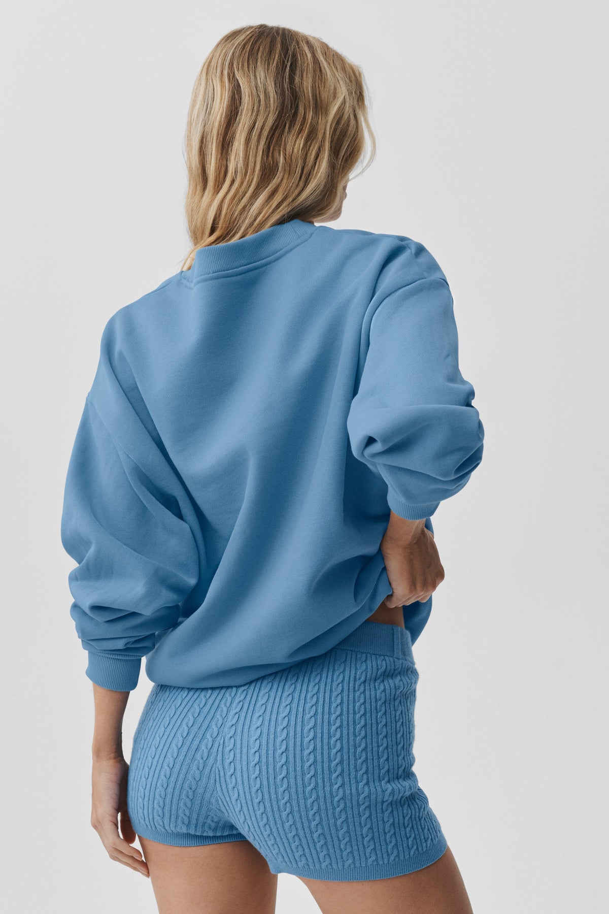 Pull Col Ras-Du-Cou Accolade - California Blue