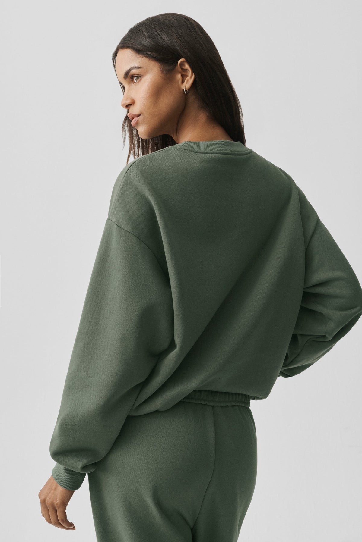 Pull Col Ras-Du-Cou Accolade - Bamboo Green