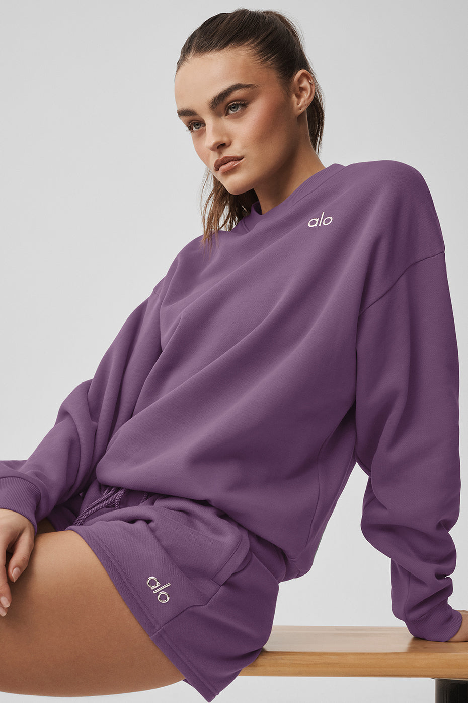Pull Col Ras-Du-Cou Accolade - Plum Kiss
