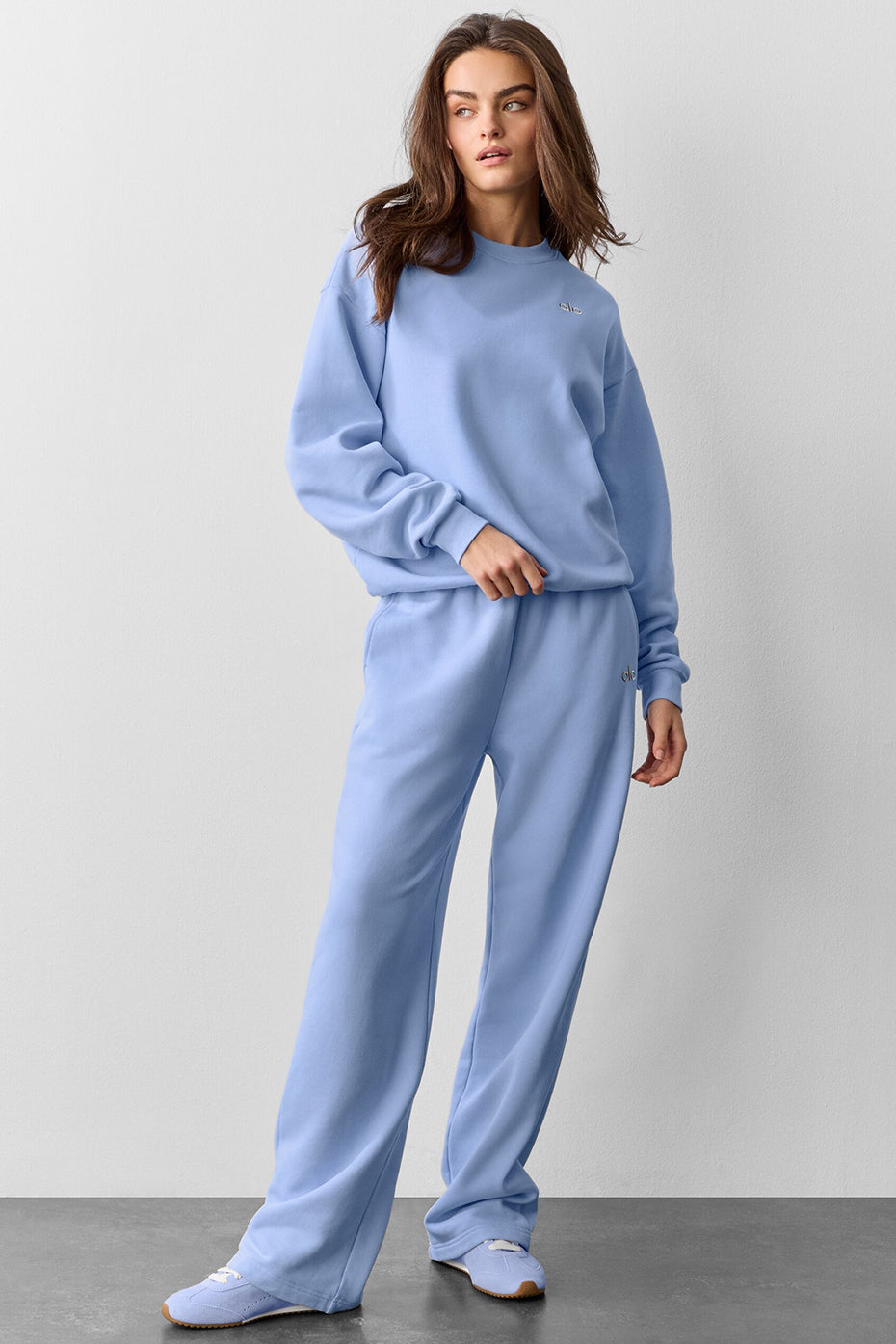 Pull Col Ras-Du-Cou Accolade - Light Provence Blue