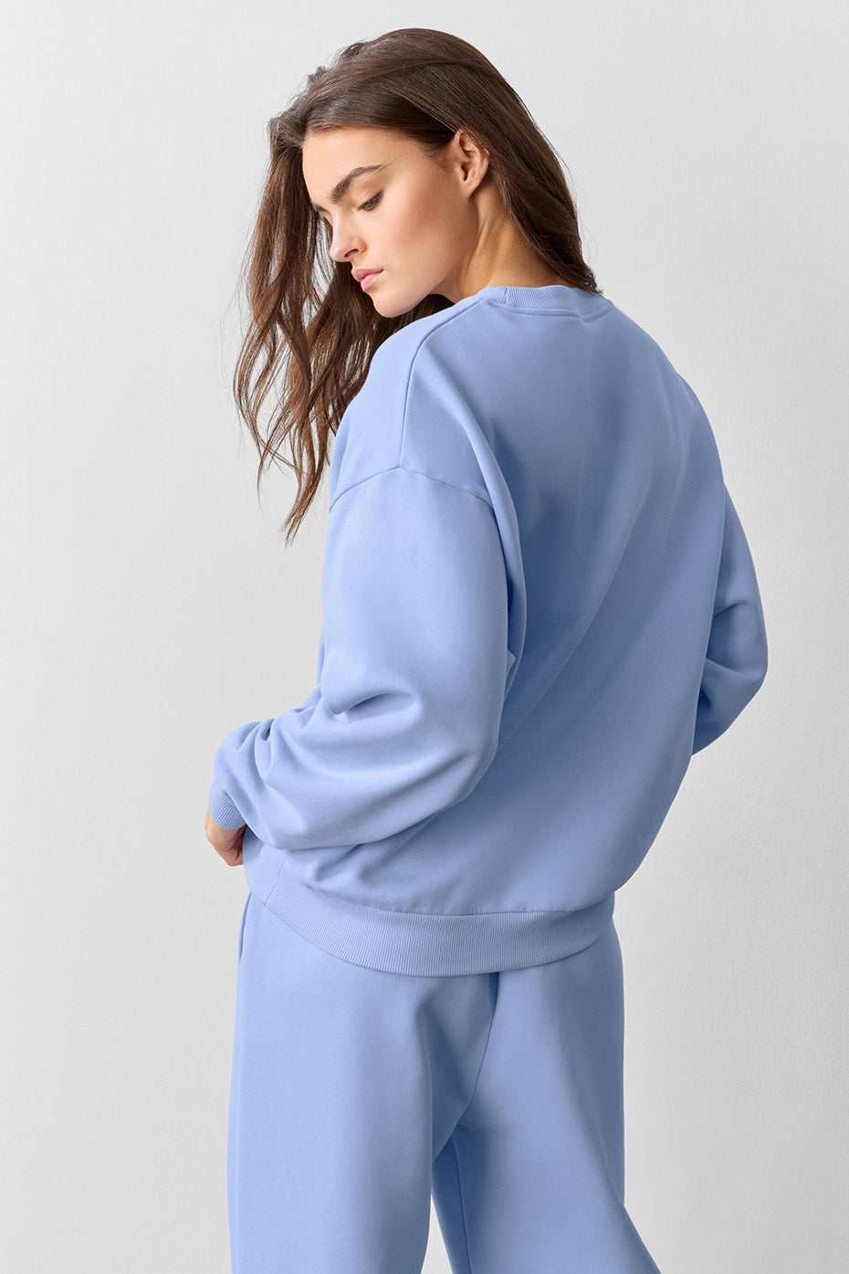 Pull Col Ras-Du-Cou Accolade - Light Provence Blue