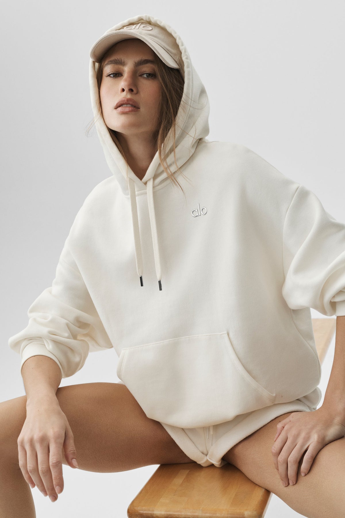 Sudadera con capucha Accolade - Ivory