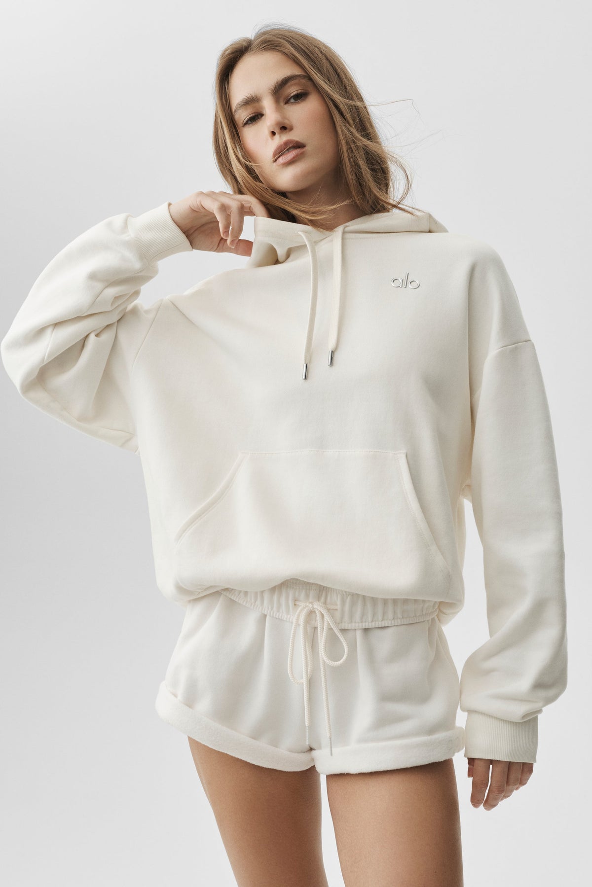Sudadera con capucha Accolade - Ivory