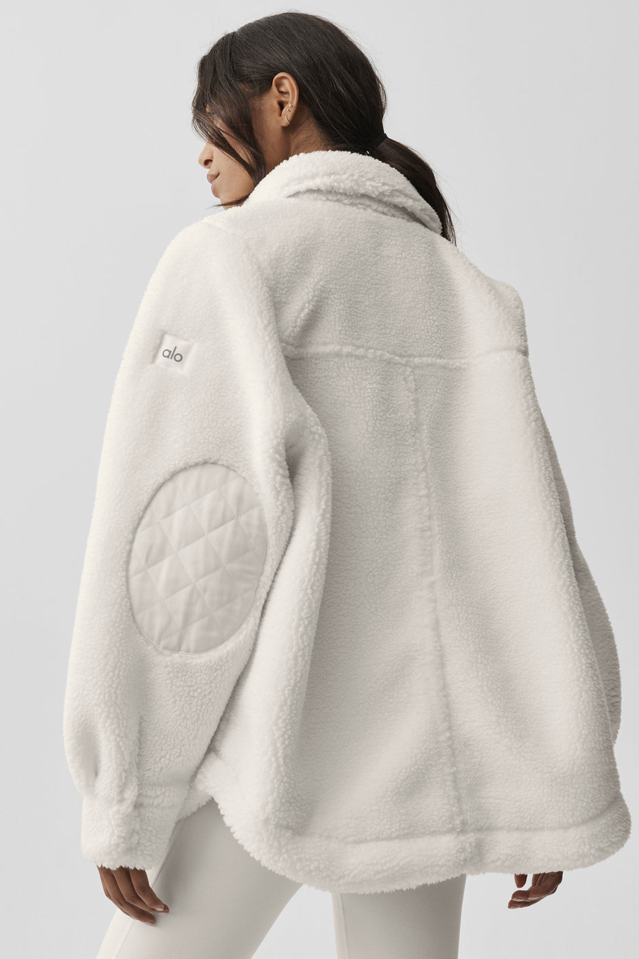 Veste-Chemise Sherpa Edge - Ivory