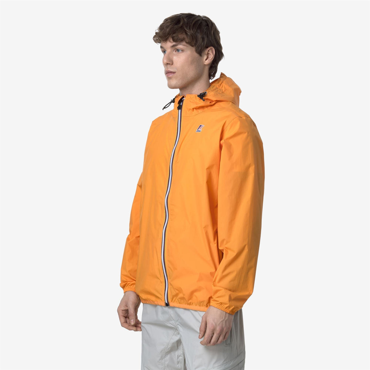 K-Way Le Vrai 4.0 Claude – Veste mi-longue unisexe – Orange