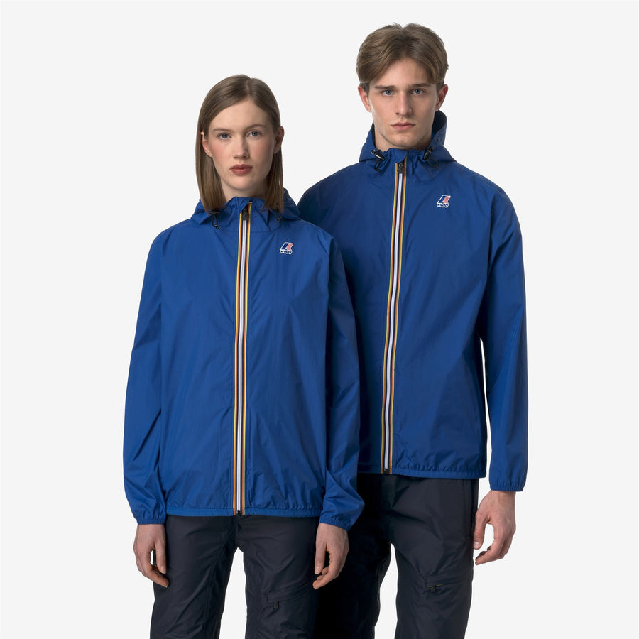K-Way Le Vrai 4.0 Claude – Chaqueta de largo medio unisex – Blue Royal Marine