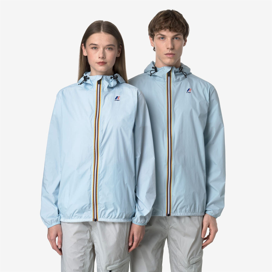 K-Way Le Vrai 4.0 Claude – Chaqueta de largo medio unisex – Blue Baby