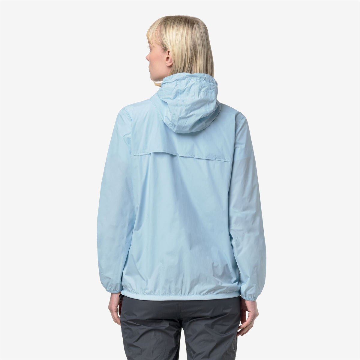 K-Way Le Vrai 4.0 Claude – Veste mi-longue unisexe – Blue Dream