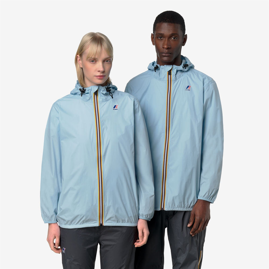 K-Way Le Vrai 4.0 Claude – Chaqueta semilarga unisex – Blue Dream