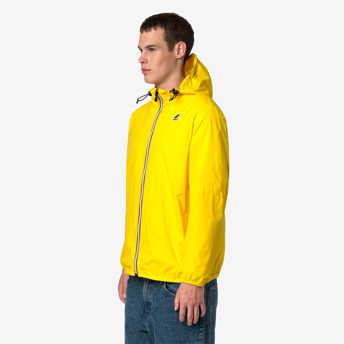 K-Way Le Vrai 4.0 Claude – Veste mi-longue unisexe – Yellow Dk