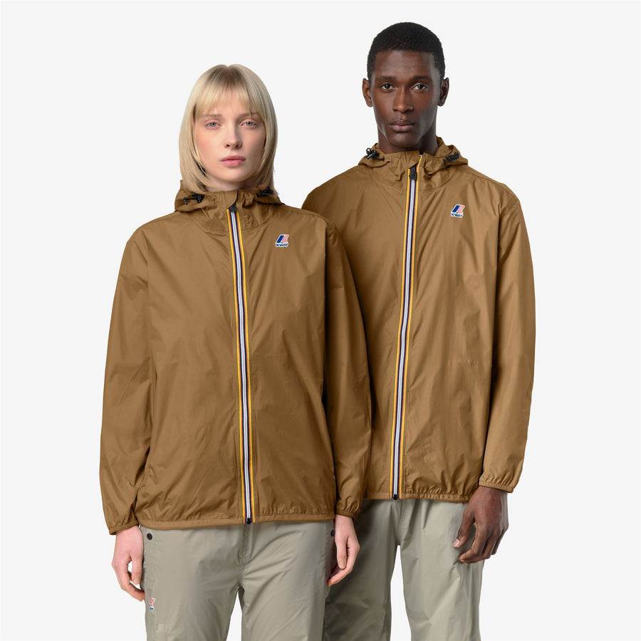 K-Way Le Vrai 4.0 Claude – Chaqueta semilarga unisex – Brown Bistre