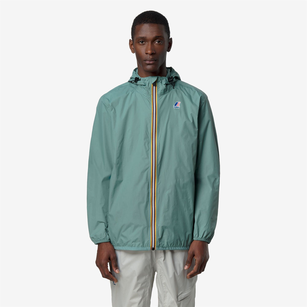 K-Way Le Vrai 4.0 Claude – Veste mi-longue unisexe – Green Mine