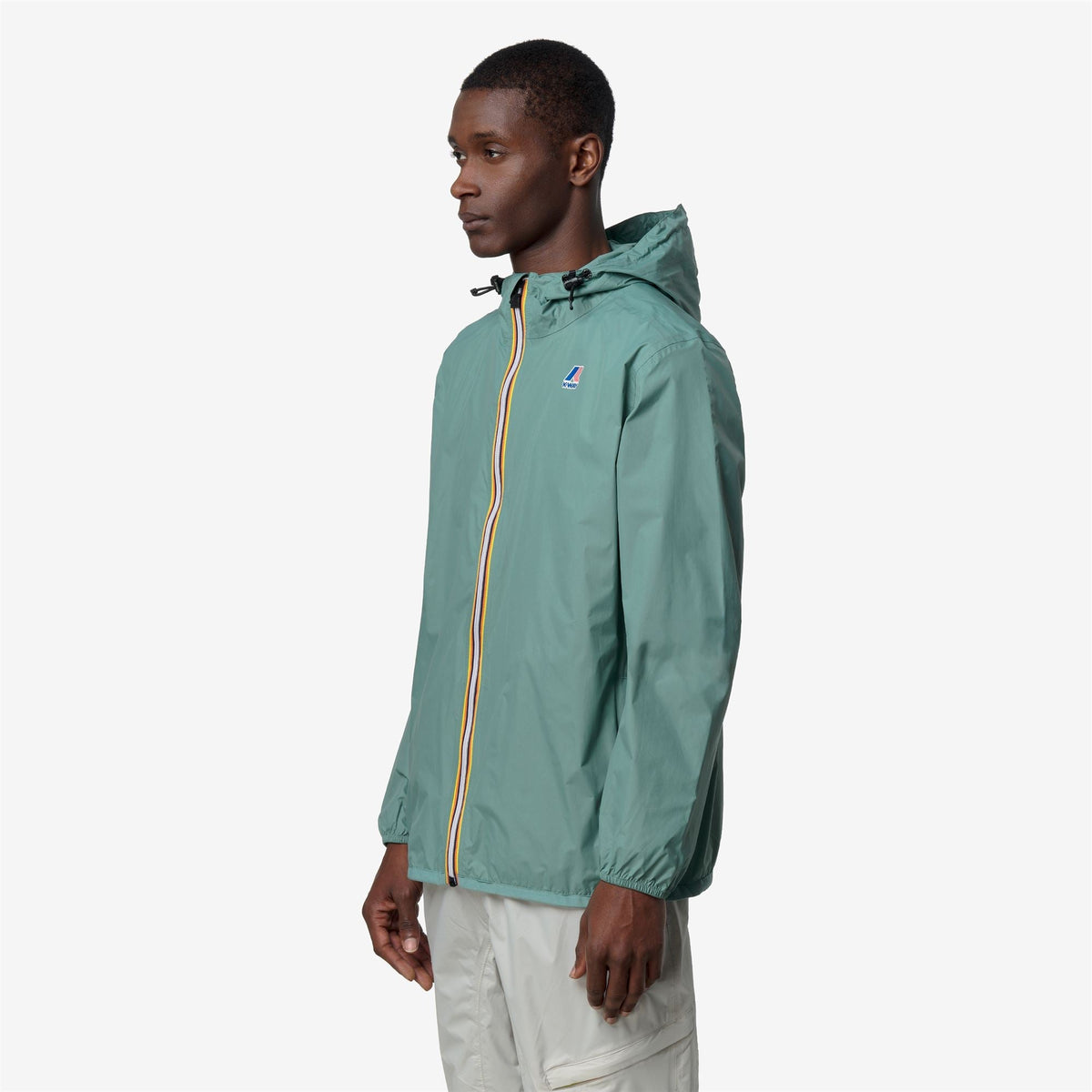 K-Way Le Vrai 4.0 Claude – Veste mi-longue unisexe – Green Mine