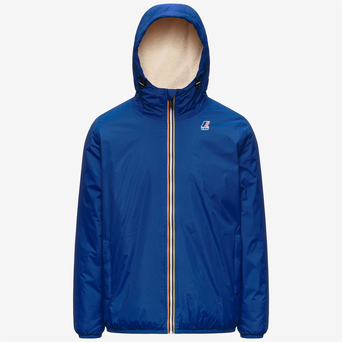 K-Way Le Vrai 4.0 Claude Orsetto – Veste mi-longue unisexe – Blue Royal Marine