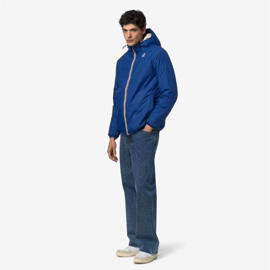 K-Way Le Vrai 4.0 Claude Orsetto – Chaqueta semilarga unisex – Blue Royal Marine