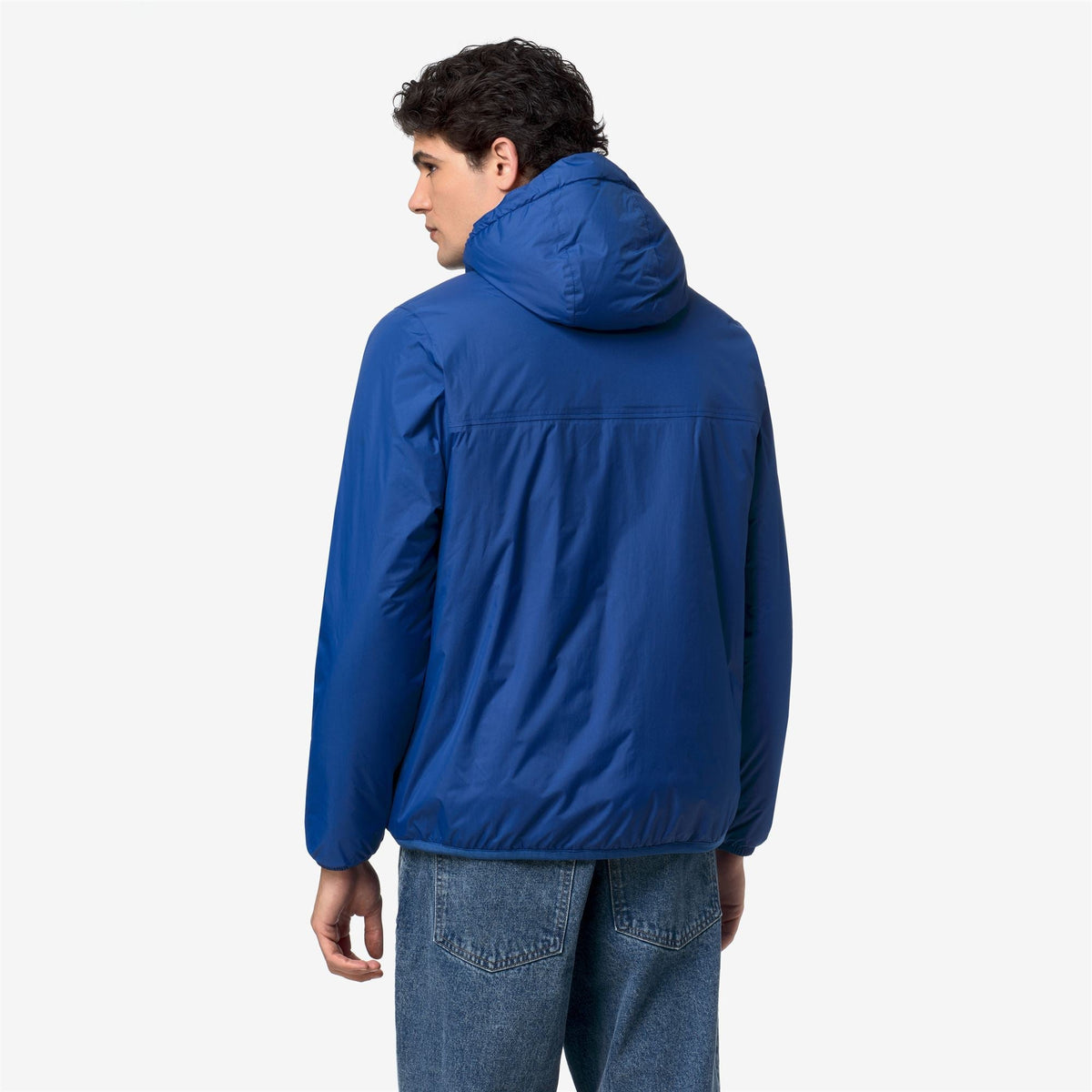 K-Way Le Vrai 4.0 Claude Orsetto – Veste mi-longue unisexe – Blue Royal Marine