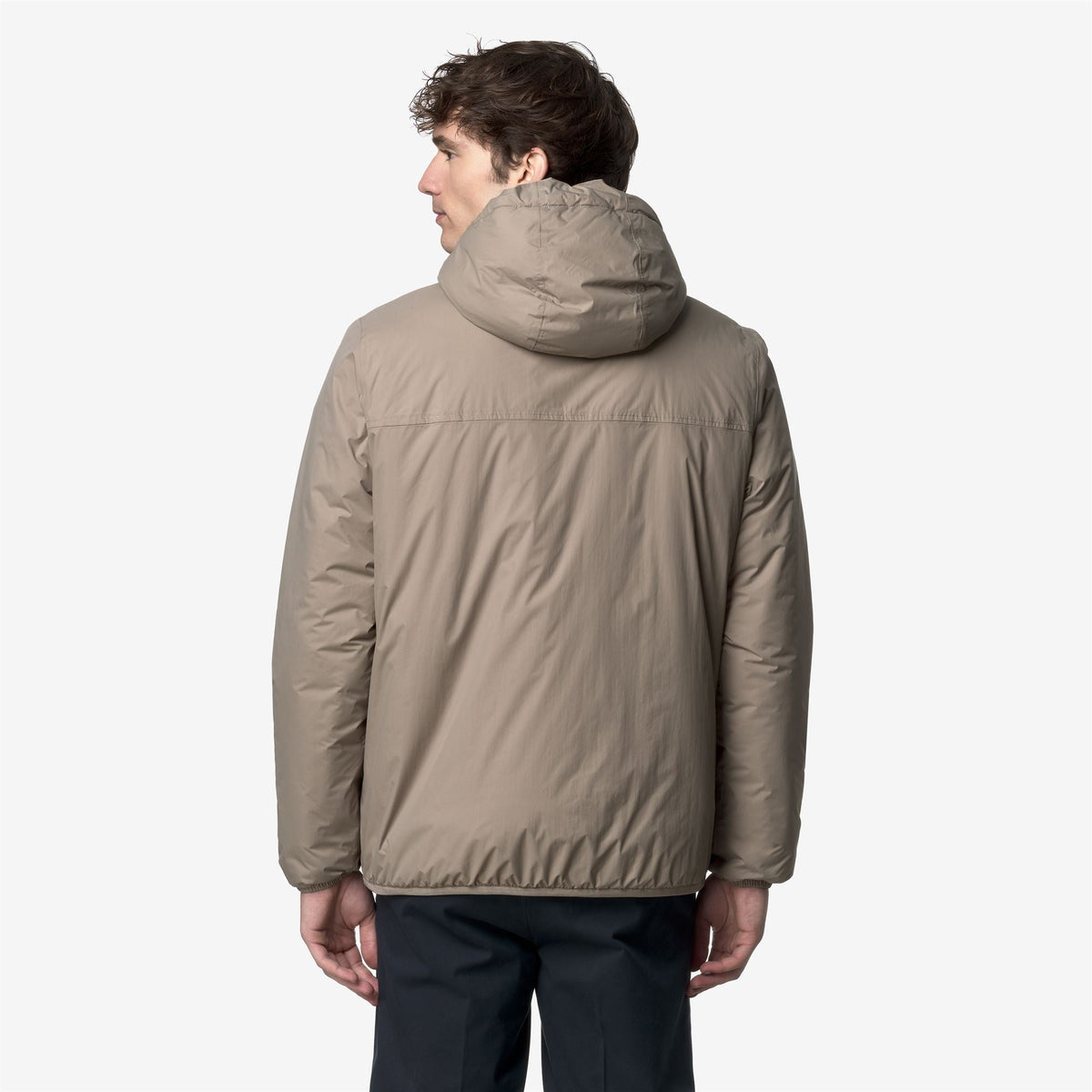 K-Way Le Vrai 4.0 Claude Orsetto – Veste mi-longue unisexe – Beige Taupe