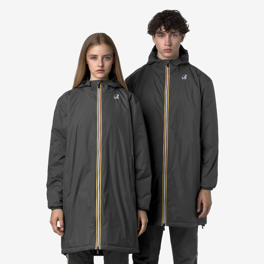 K-Way Le Vrai 4.0 Eiffel East Warm – Chaqueta 3/4 unisex – Grey Shadow Dk