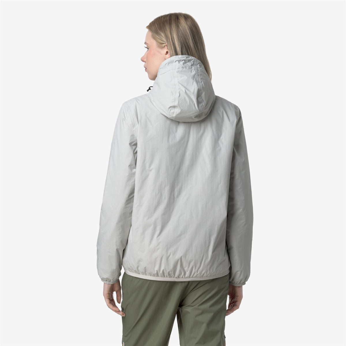 K-Way Le Vrai 4.0 Claude Warm – Veste mi-longue unisexe – Beige Lt