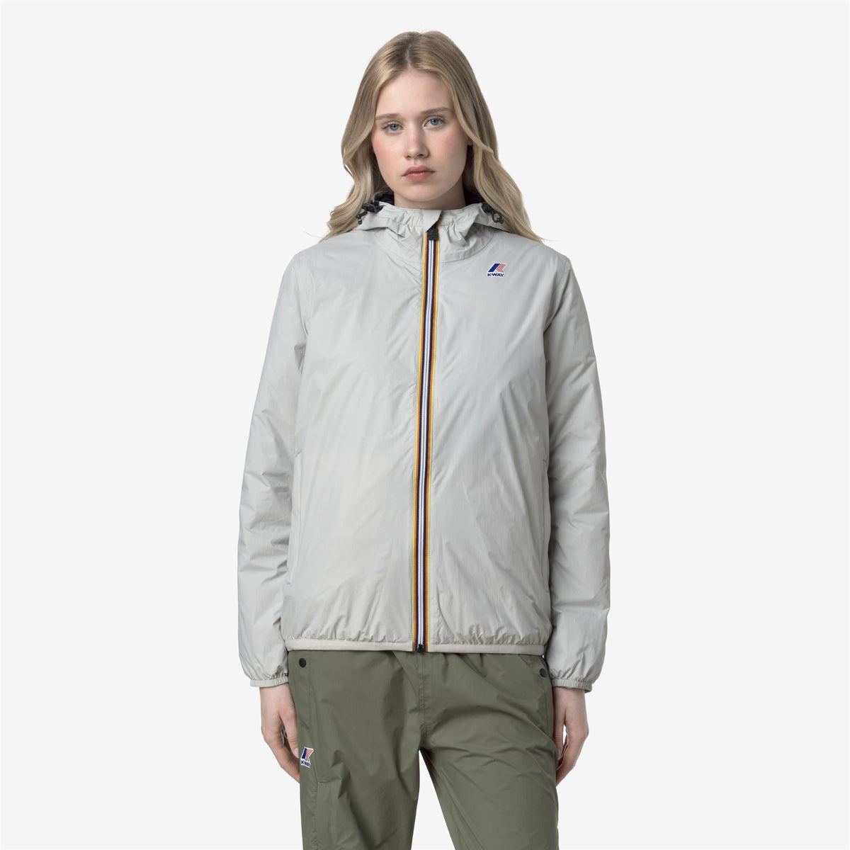 K-Way Le Vrai 4.0 Claude Warm – Veste mi-longue unisexe – Beige Lt