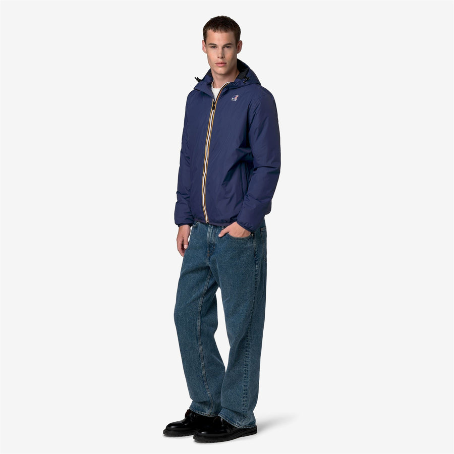 K-Way Le Vrai 4.0 Claude Warm – Chaqueta semilarga unisex – Blue Deep Cobalt