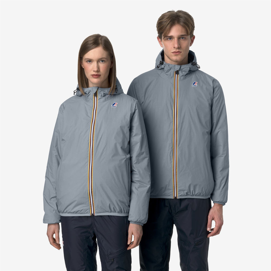 K-Way Le Vrai 4.0 Claude Warm – Chaqueta semilarga unisex – Grey Md