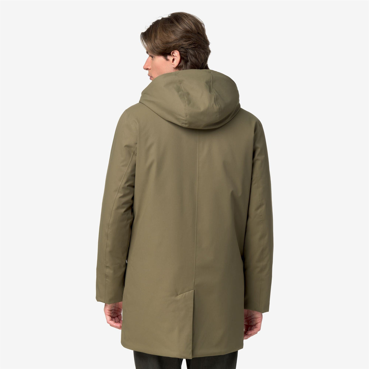 K-Way Jarno Twill Marmotta – Veste courte homme – Green Army - Blue Airforce