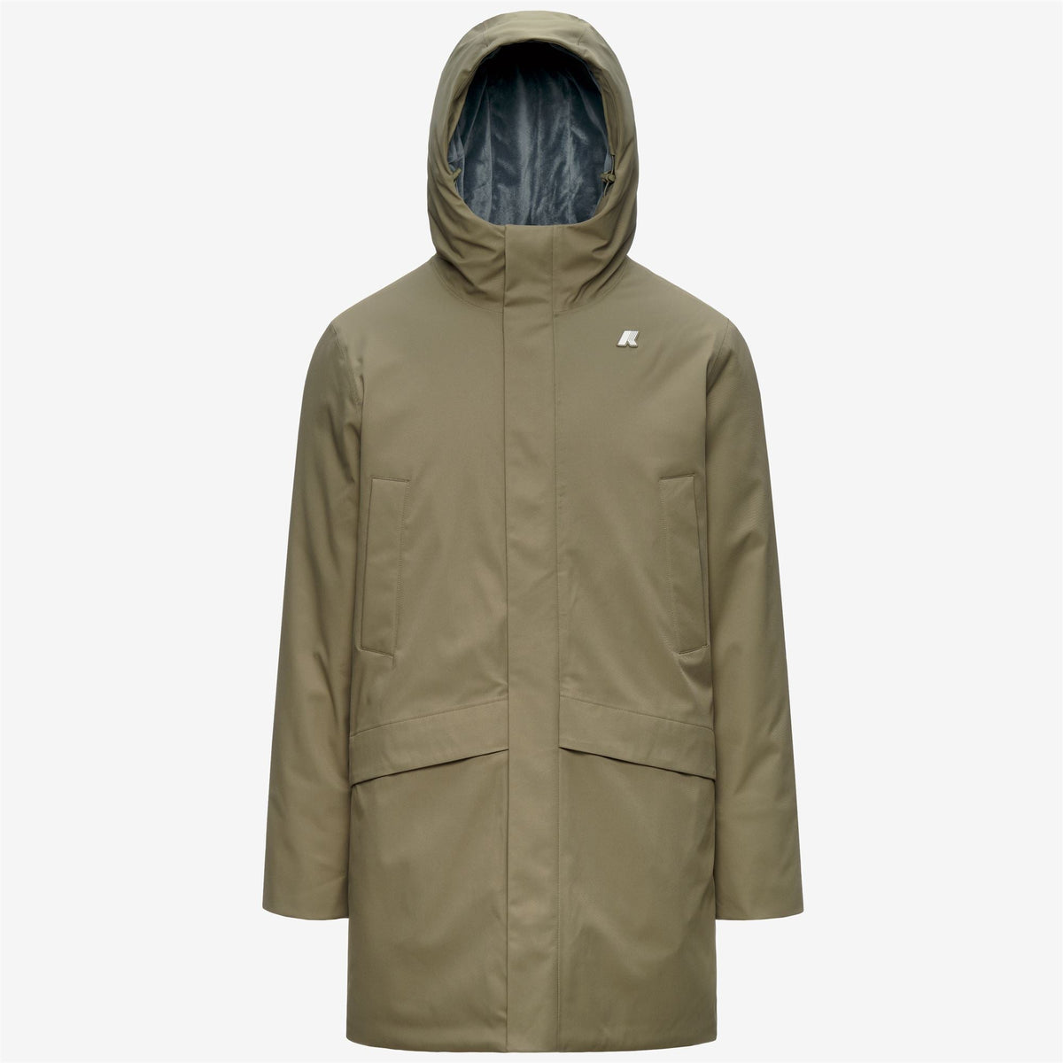 K-Way Jarno Twill Marmotta – Veste courte homme – Green Army - Blue Airforce