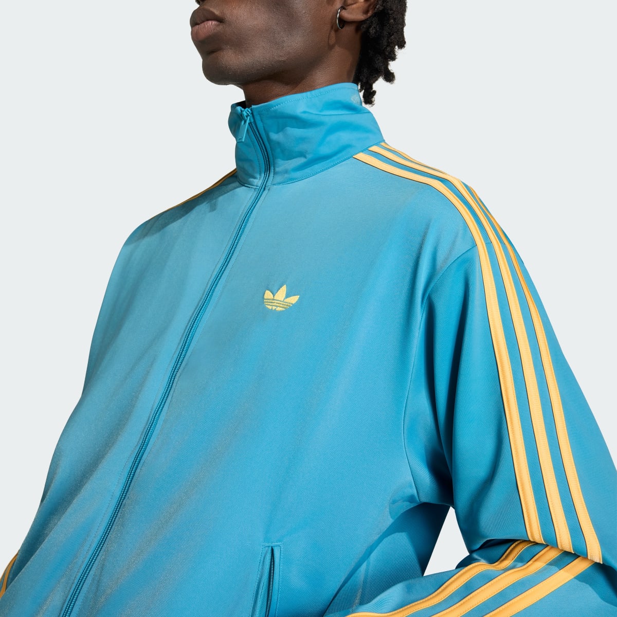 Veste de survêtement Firebird – Homme – Preloved Blue / Ice Tangerine