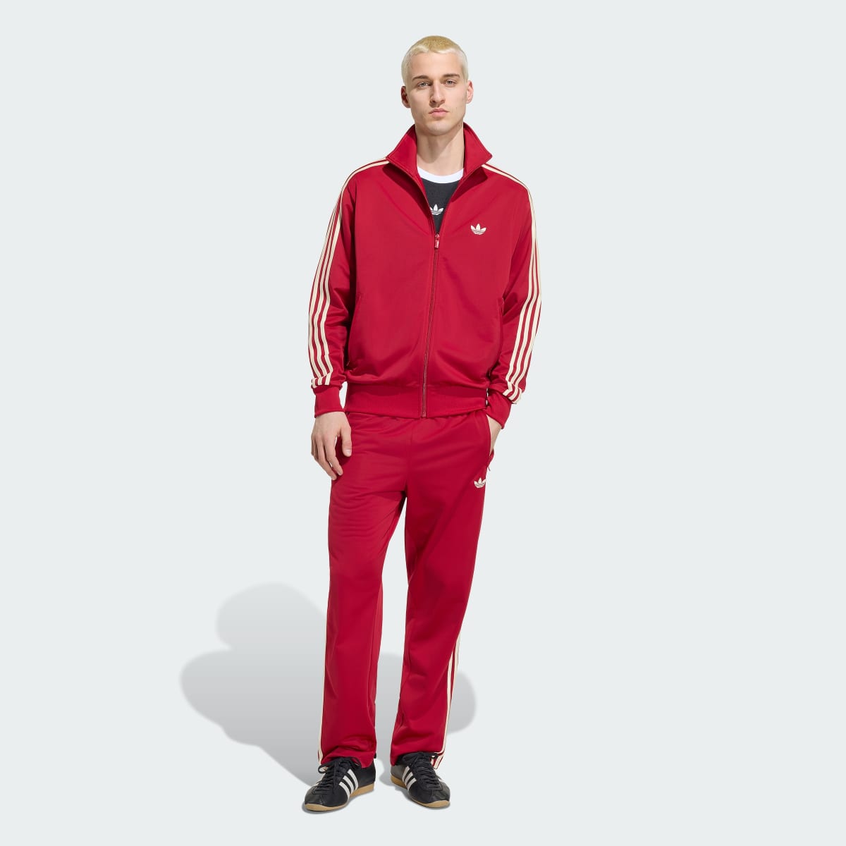 Veste de survêtement Firebird – Homme – Team Victory Red / Warm Vanilla