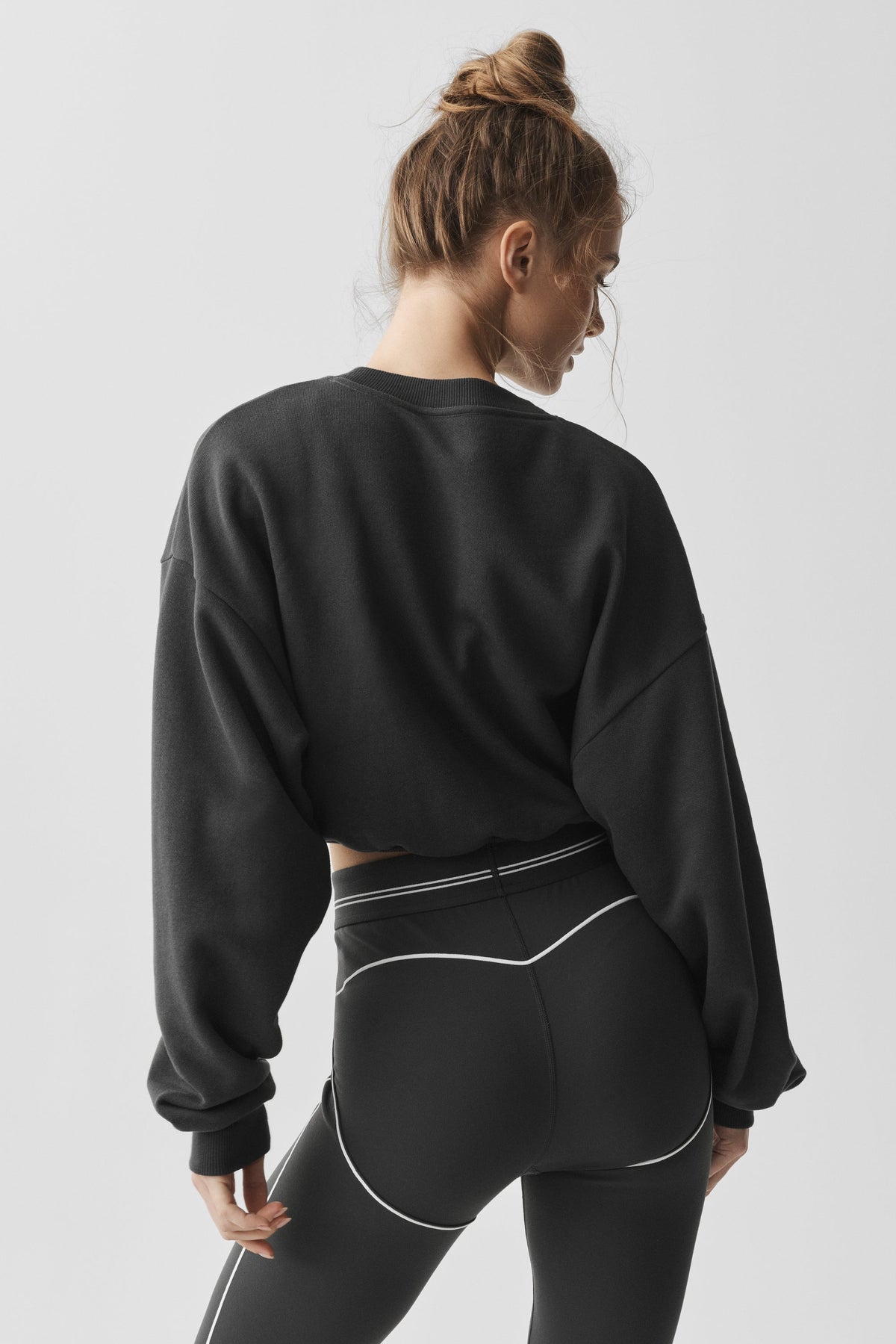 Pull Court Col Ras-Du-Cou Accolade - Anthracite