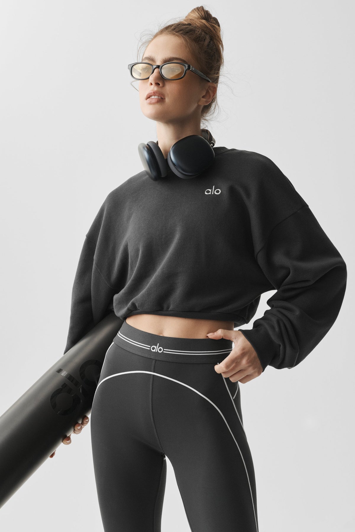 Pull Court Col Ras-Du-Cou Accolade - Anthracite
