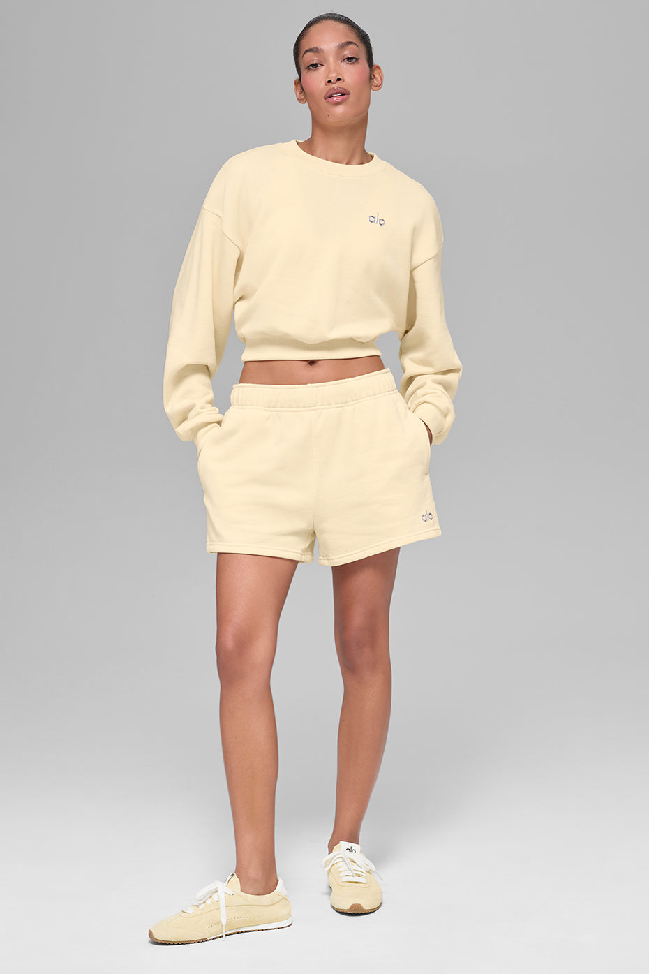 Pull Court Col Ras-Du-Cou Accolade - Candlelight Yellow