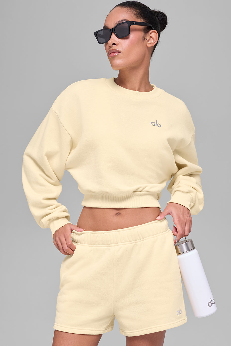 Pull Court Col Ras-Du-Cou Accolade - Candlelight Yellow