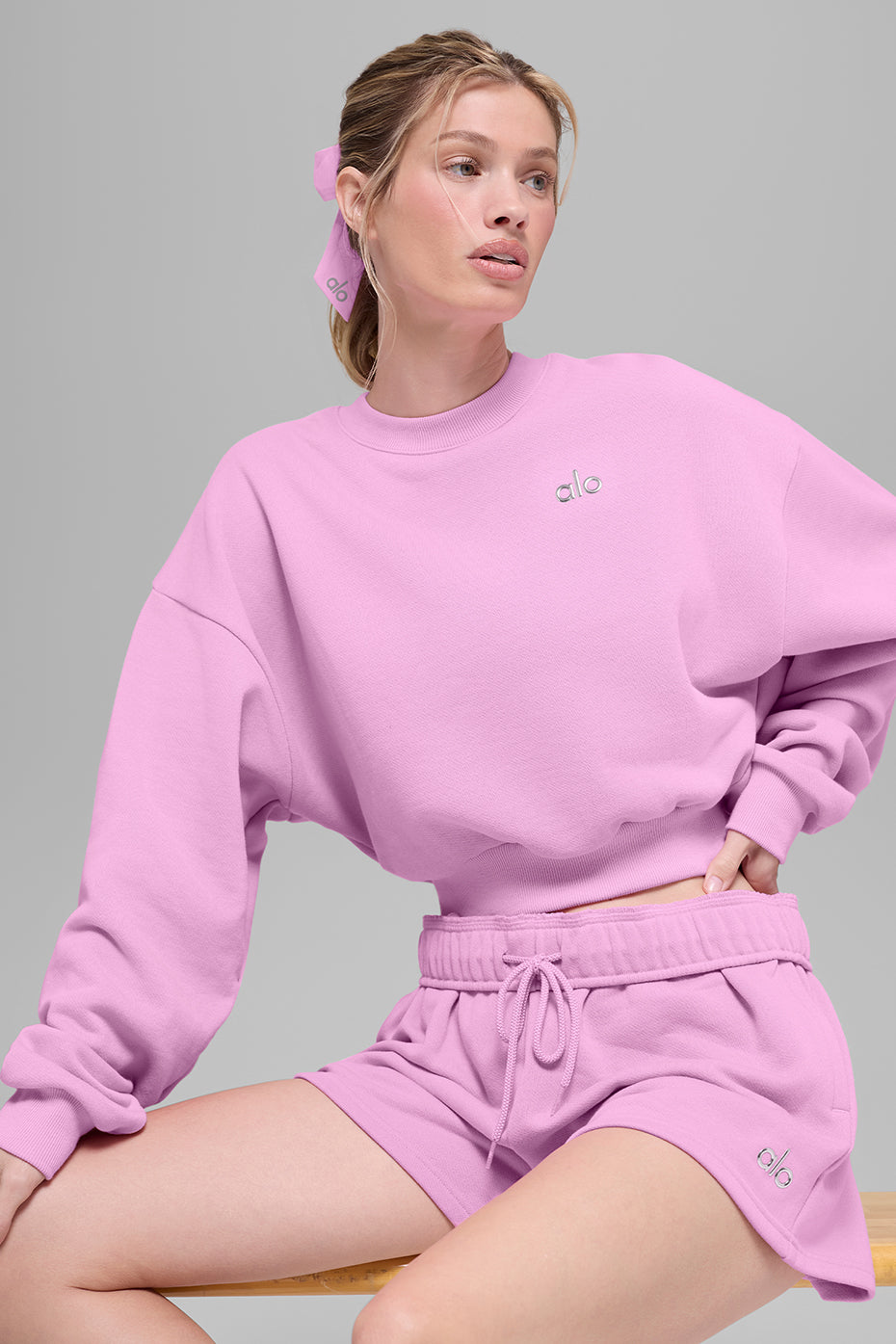 Pull Court Col Ras-Du-Cou Accolade - Candy Heart Pink