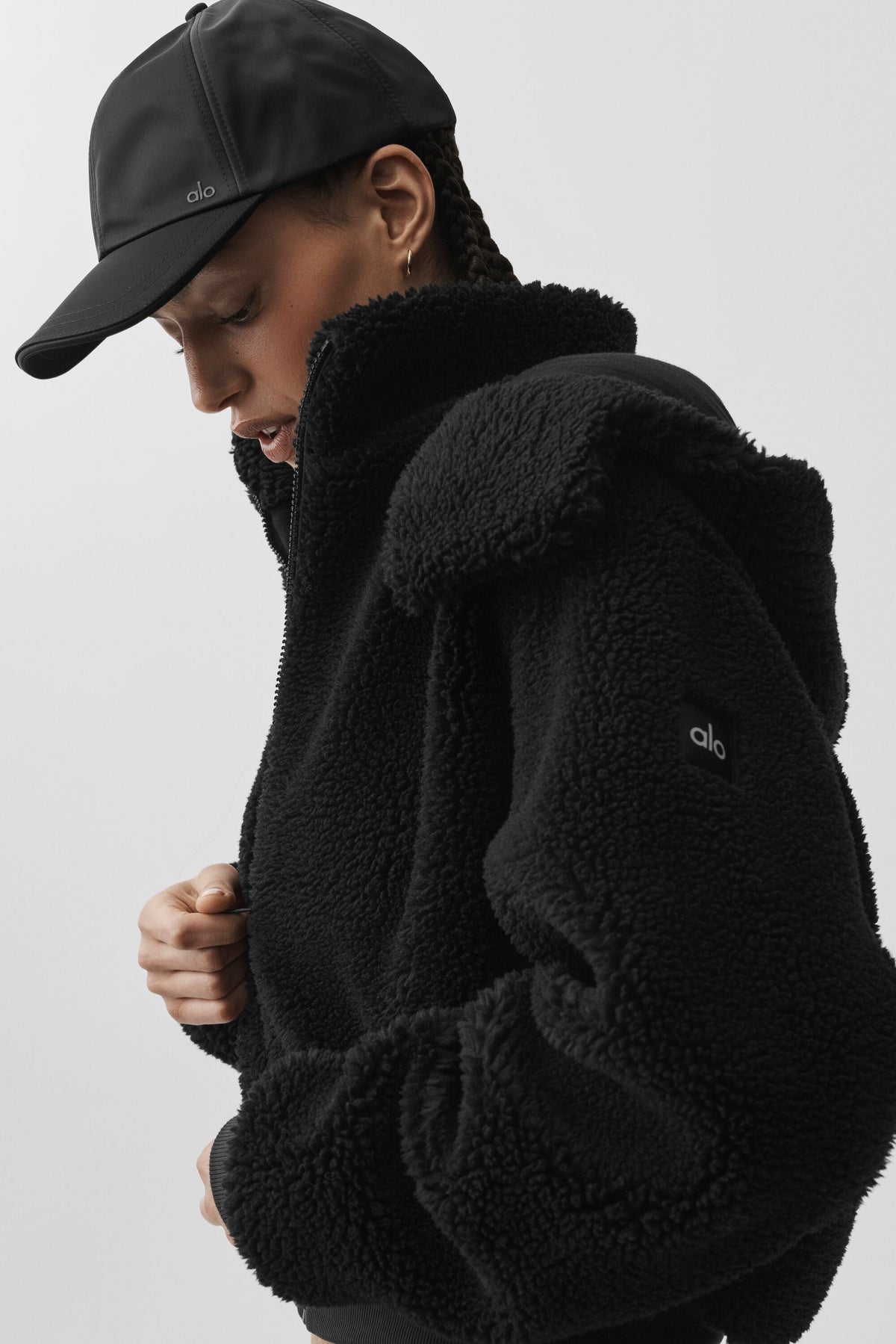 Chaqueta Sherpa Foxy - Negro