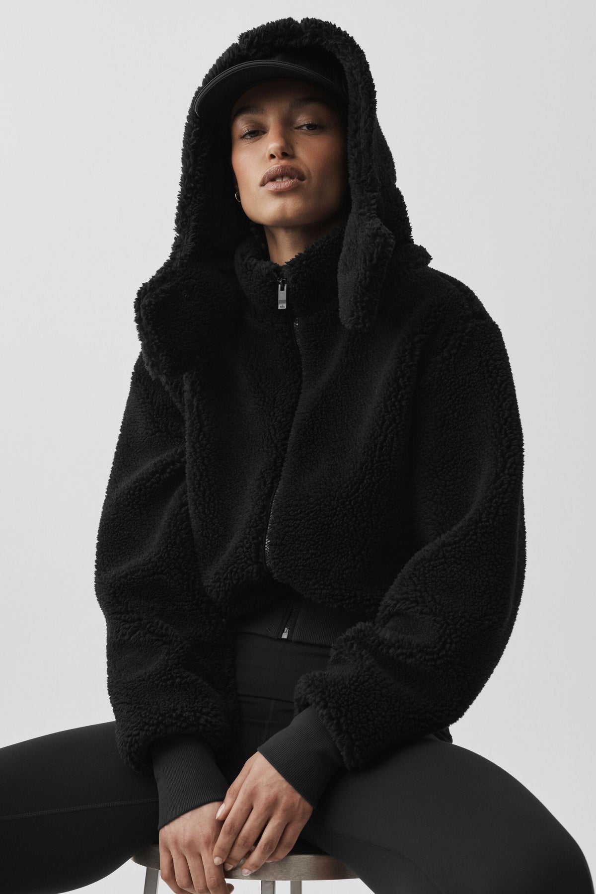 Chaqueta Sherpa Foxy - Negro