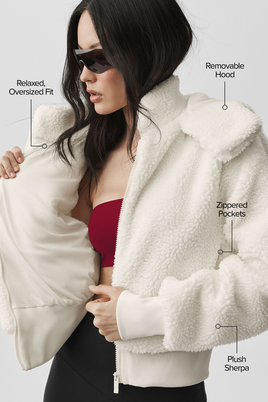Chaqueta Sherpa Foxy - Ivory
