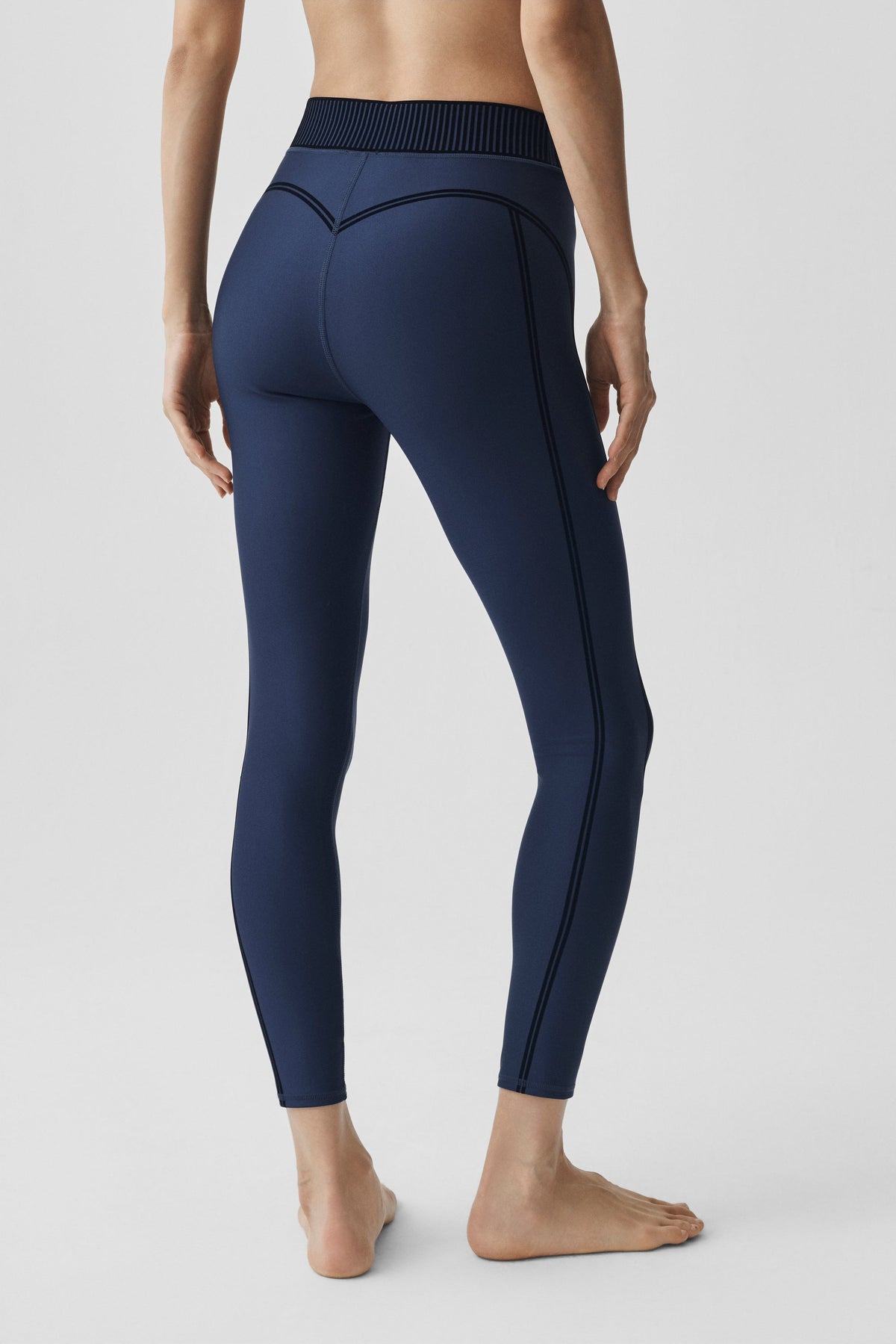 Leggings de talle alto 7/8 Airlift Line Up - Navy